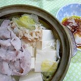 おろしポン酢タレde水炊き小鍋